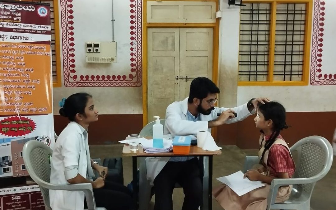 Free eye check up camp for students
